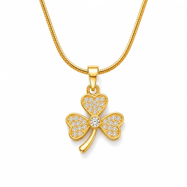 Lucky Clover Pendant Necklace