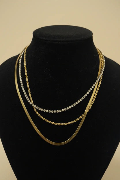Auric Layered Chain Necklace