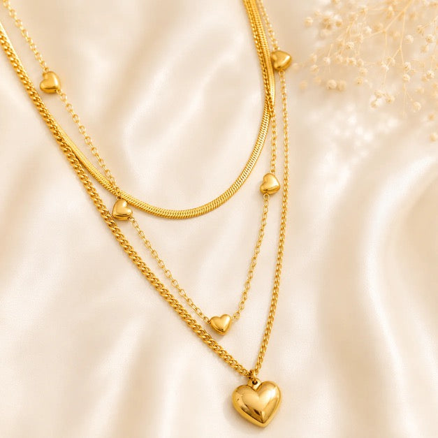 Sweetheart Layered Necklace