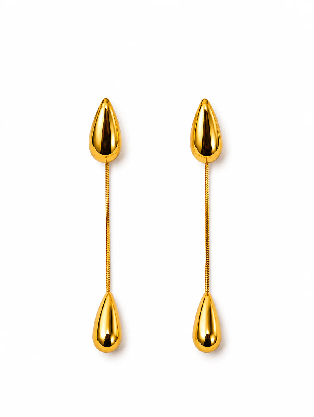 Droplet Linear Earrings