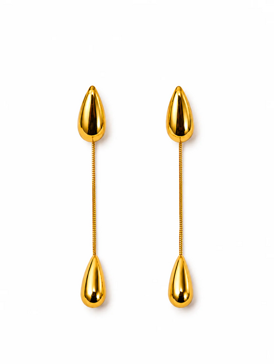 Droplet Linear Earrings