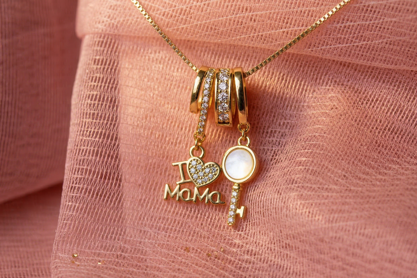 Designer Pendant Necklace MaMa Love