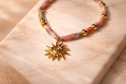 Sun pendant necklace